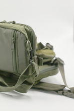 Load image into Gallery viewer, Olive Drab/Olive Drab 3-Cushion Futon 'Clak-Pak'