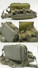 Load image into Gallery viewer, Olive Drab/Olive Drab 3-Cushion Futon 'Clak-Pak'