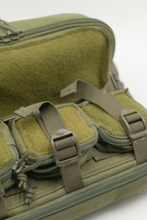 Load image into Gallery viewer, Olive Drab/Olive Drab 3-Cushion Futon 'Clak-Pak'