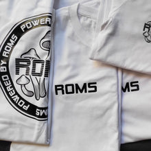 Load image into Gallery viewer, Roms x Oil Rags, &#39;Powered By&#39; long-sleeved shirt

